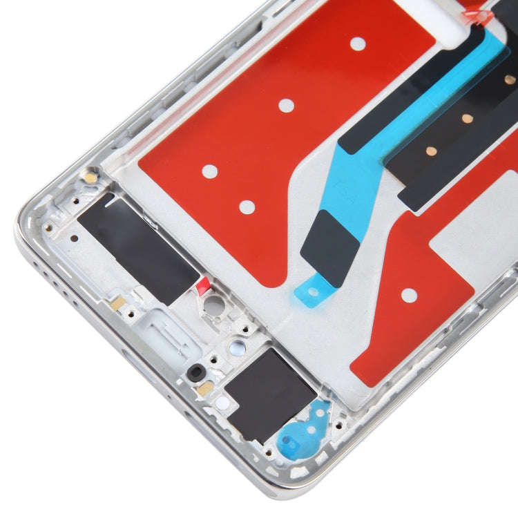 For Honor 80 Pro Front Housing LCD Frame Bezel Plate (Silver)