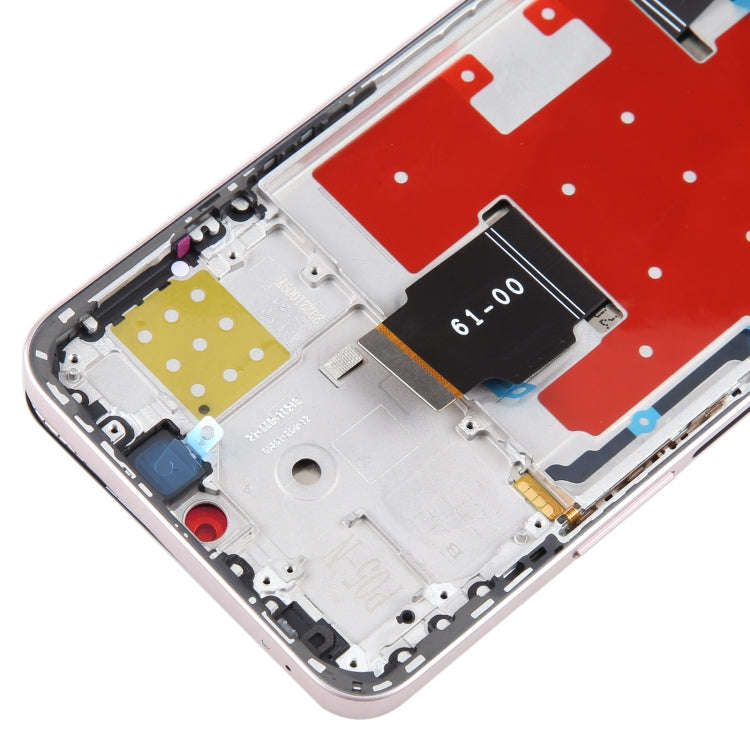 Original LCD Screen For Honor X8a Digitizer Full Assembly with Frame(Gold)