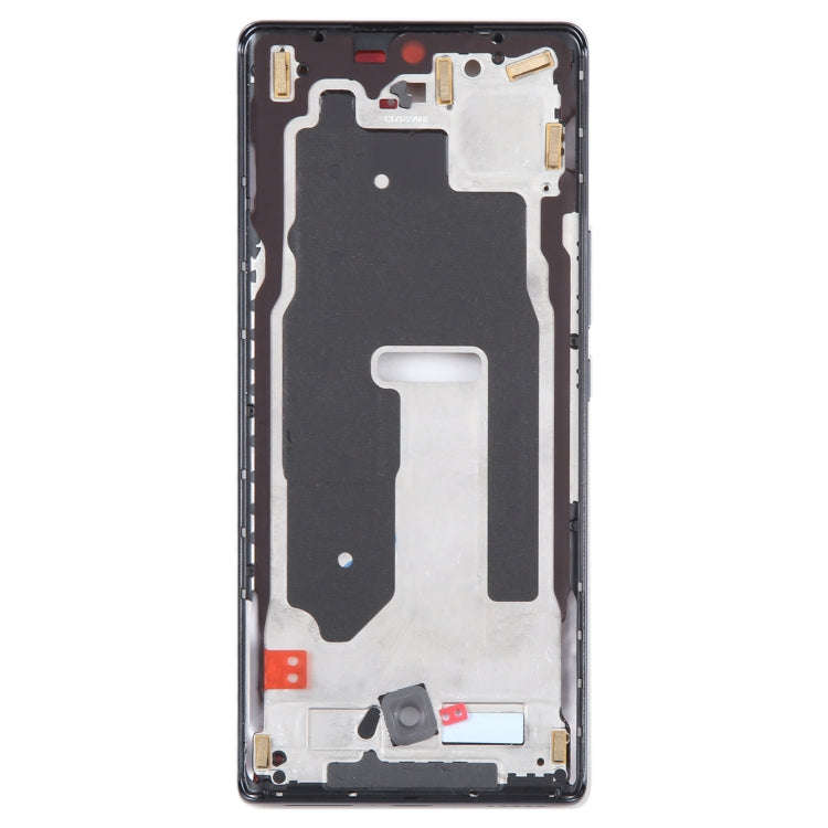 For Honor 70 Front Housing LCD Frame Bezel Plate(Black)