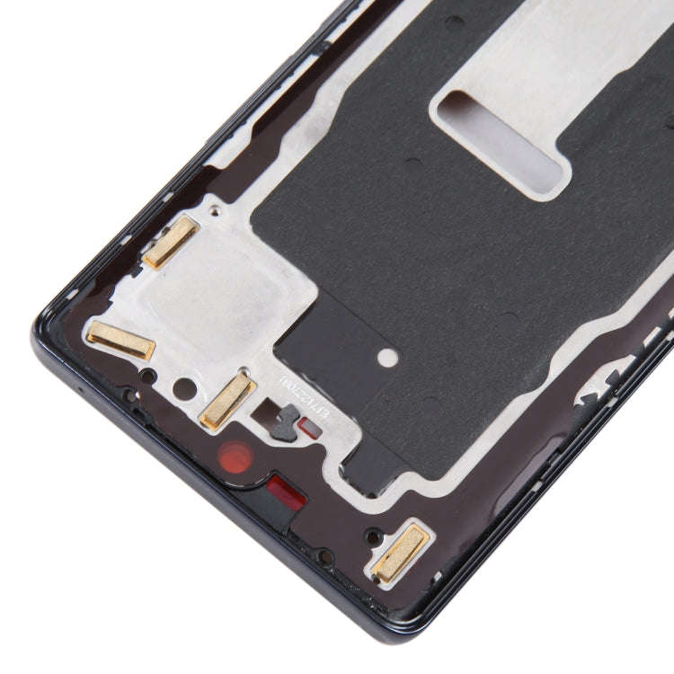For Honor 70 Front Housing LCD Frame Bezel Plate(Black)