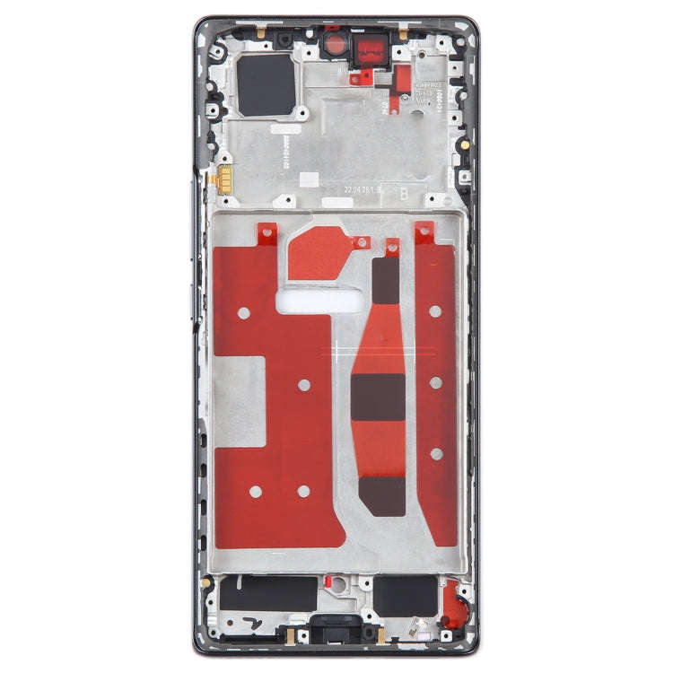 For Honor 60 Front Housing LCD Frame Bezel Plate(Black)