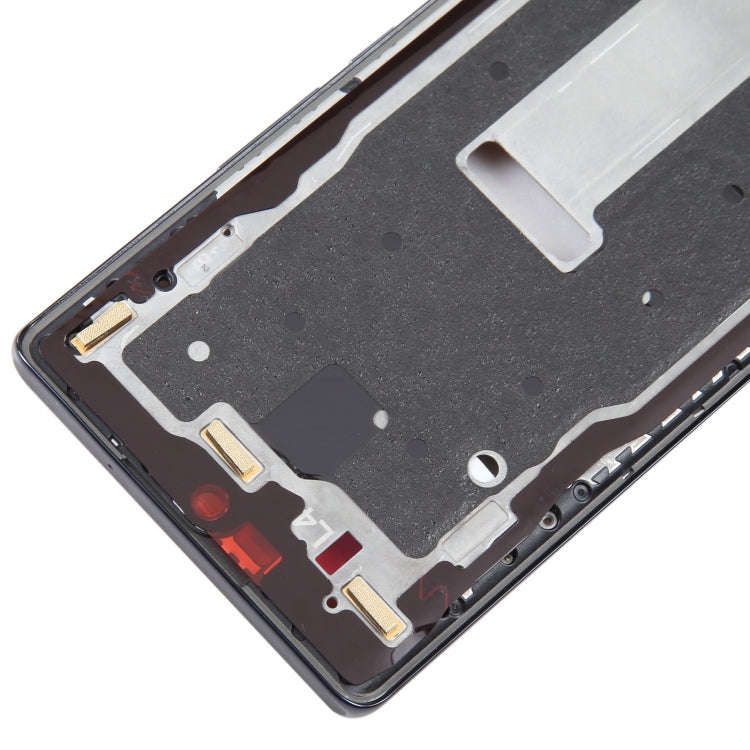 For Honor 60 Front Housing LCD Frame Bezel Plate(Black)