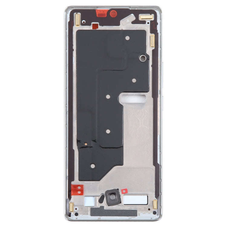 For Honor 80 Front Housing LCD Frame Bezel Plate(Silver)