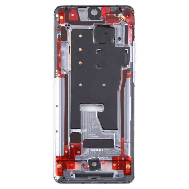 For Huawei P50 Pro Front Housing LCD Frame Bezel Plate(Black)