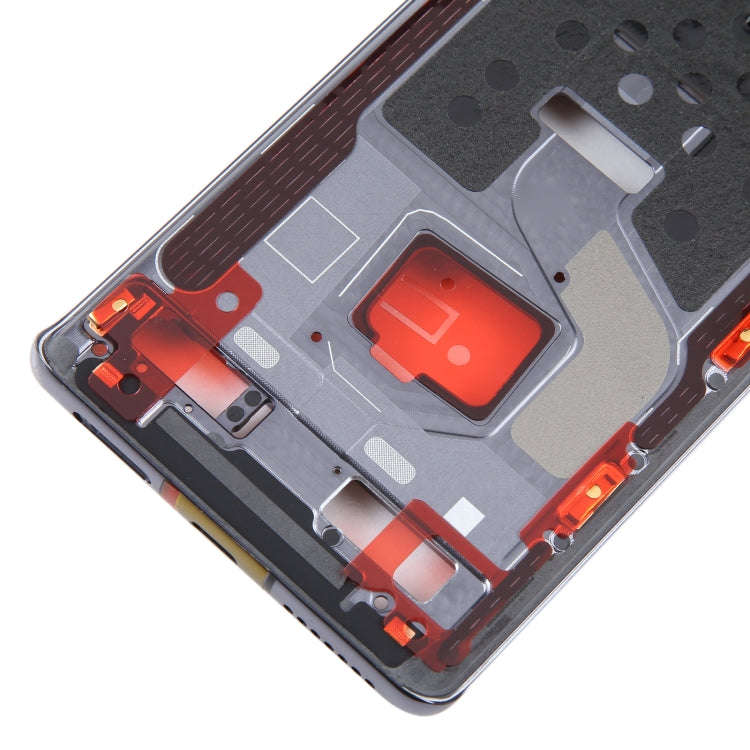 For Huawei Mate 40 Pro Front Housing LCD Frame Bezel Plate(Black)