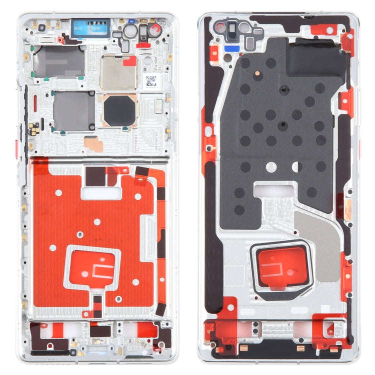 For Huawei Mate 40 Pro Front Housing LCD Frame Bezel Plate(Silver)