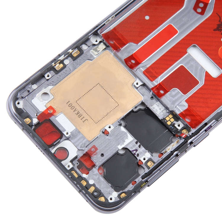 For Huawei P50 Front Housing LCD Frame Bezel Plate(Black)