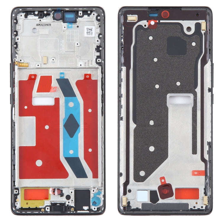 For Honor X40 Front Housing LCD Frame Bezel Plate(Black)