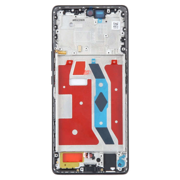 For Honor X40 Front Housing LCD Frame Bezel Plate(Black)