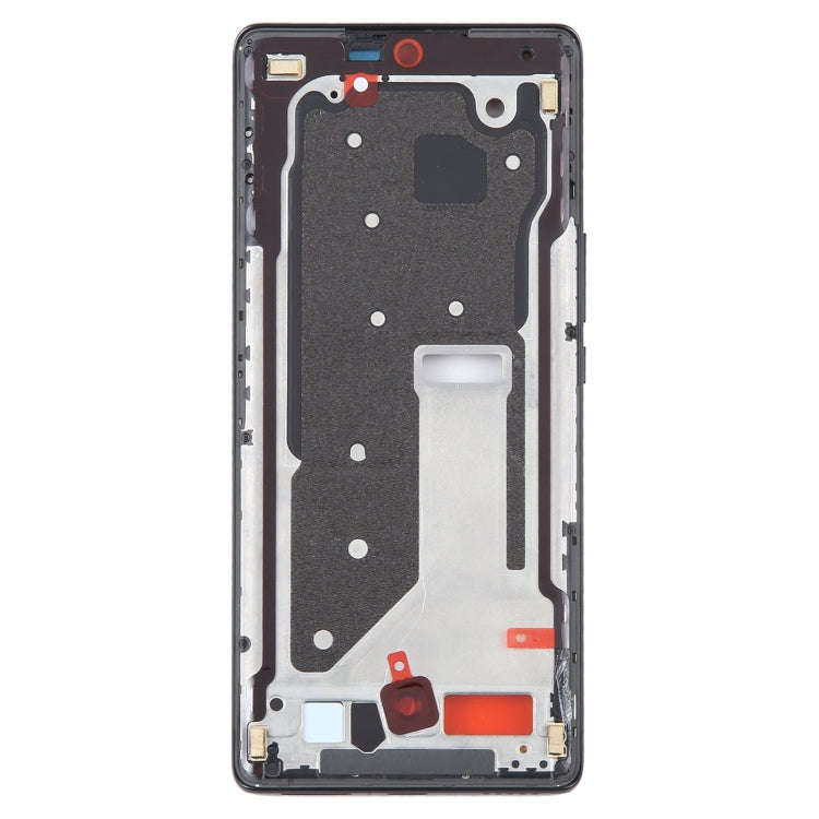 For Honor X40 Front Housing LCD Frame Bezel Plate(Black)