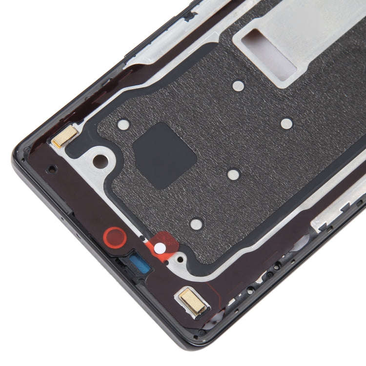 For Honor X40 Front Housing LCD Frame Bezel Plate(Black)