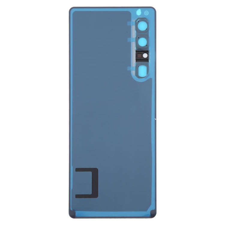 For Sony Xperia 1 IV Original Battery Back Cover(Violet)