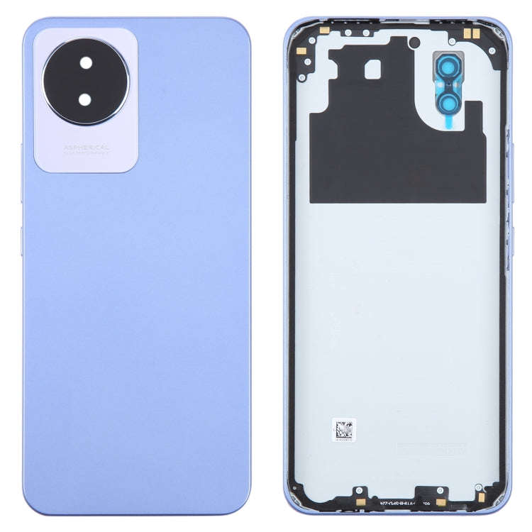 For vivo Y02 Original Battery Back Cover with Camera Lens Cover(Blue)