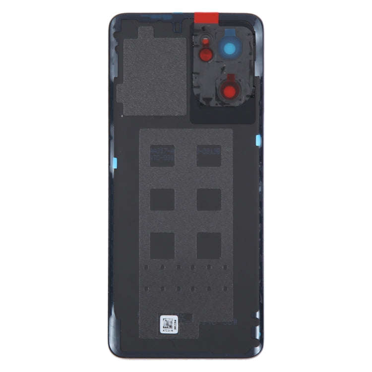 For OPPO Reno7 5G Original Battery Back Cover with Camera Lens Cover(Blue)