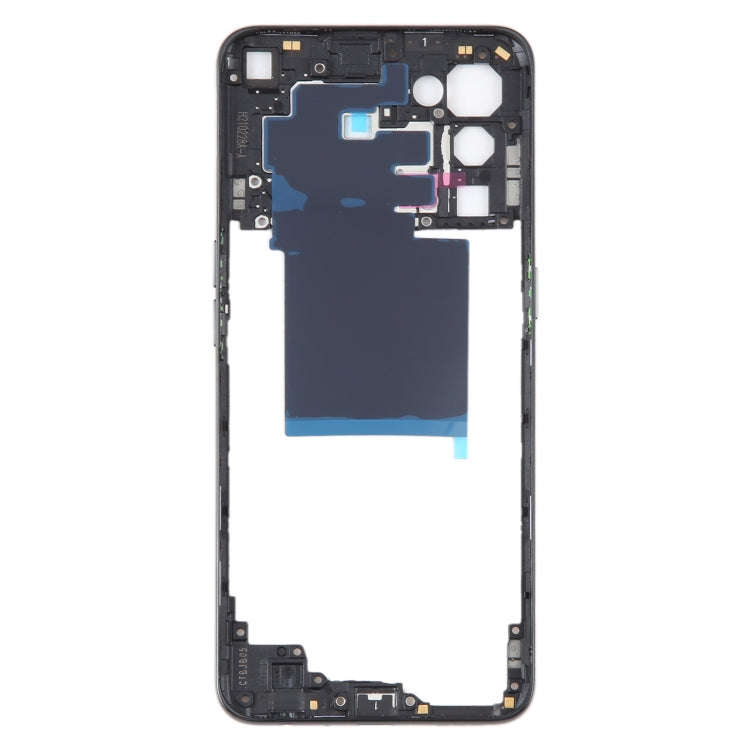 For OPPO Reno5 5G Original Middle Frame Bezel Plate (Black)