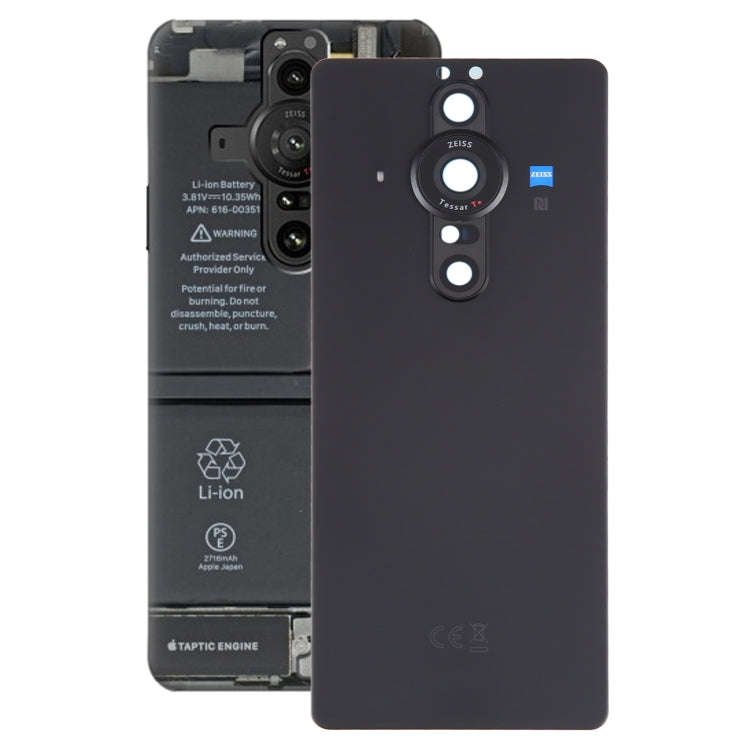 For Sony Xperia Pro-I Original Battery Back Cover with Camera Lens Cover(Black)
