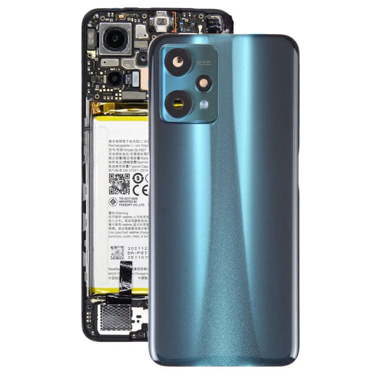 For Realme 9 Pro Original Battery Back Cover with Camera Lens Cover(Green)