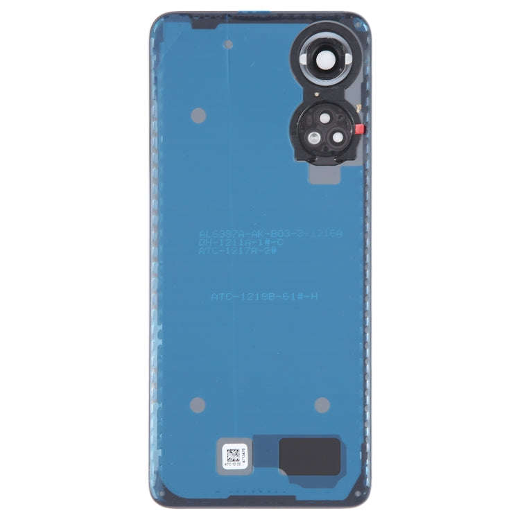 For OPPO Reno8 T 4G Original Battery Back Cover with Camera Lens Cover(Black)
