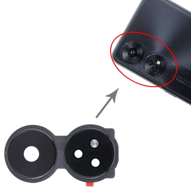 For OPPO Reno8 T 4G Original Camera Lens Cover (Black)