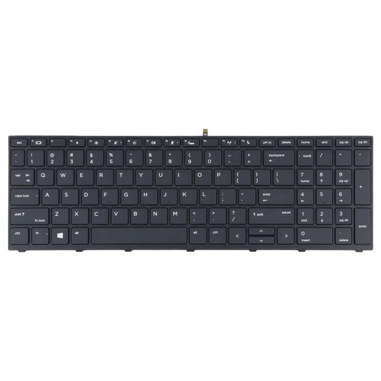 For HP Probook 450 G5 455 G5 470 G5 650 G4 650 G5 US Version Keyboard with Backlight (Black)