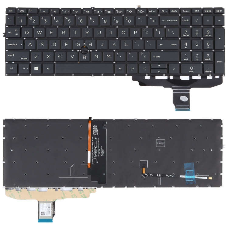 US Version Keyboard with Backlight and Pointing For HP ELITEBOOK 850 G7 G8 845 G7 G8 855 G7 G8 L8...