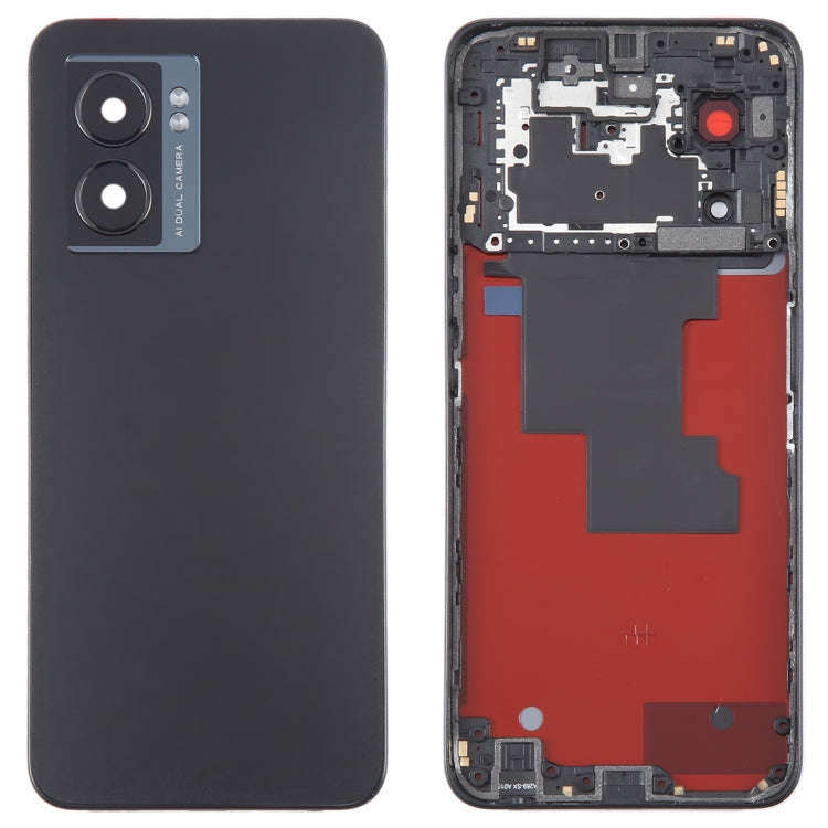 For OPPO A57 5G Original Battery Back Cover with Middle Frame(Black)