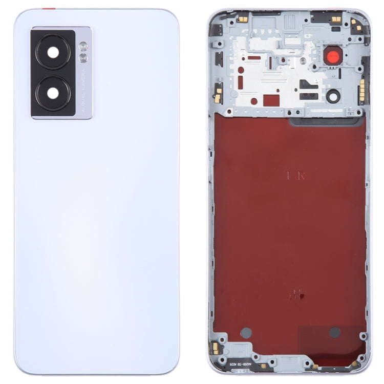 For OPPO A57 5G Original Battery Back Cover with Middle Frame(Purple)