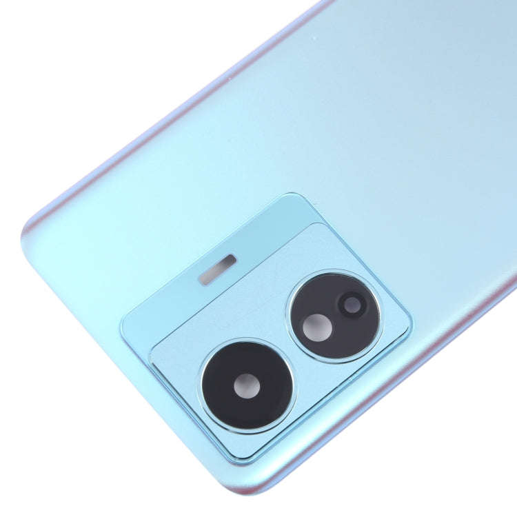 For vivo S15e Original Battery Back Cover with Camera Lens Cover(Blue)