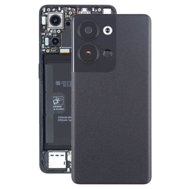 For OPPO Reno9 Original Battery Back Cover with Camera Lens Cover(Black)