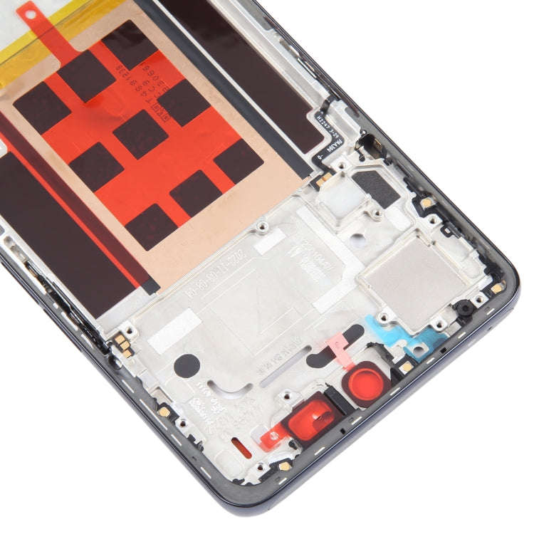 For OPPO Reno9 Original Front Housing LCD Frame Bezel Plate (Black)