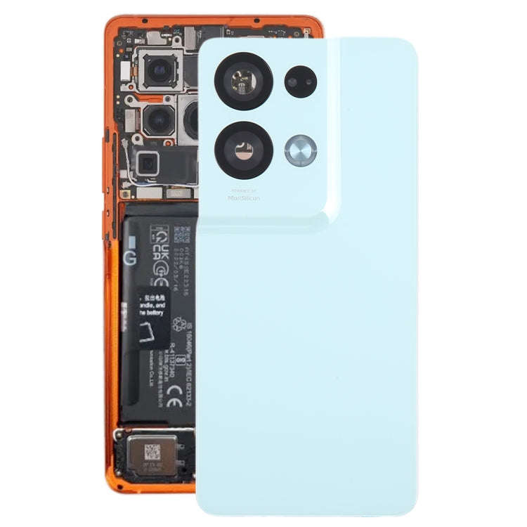 For OPPO Reno8 Pro+ Original Battery Back Cover with Camera Lens Cover(Green)