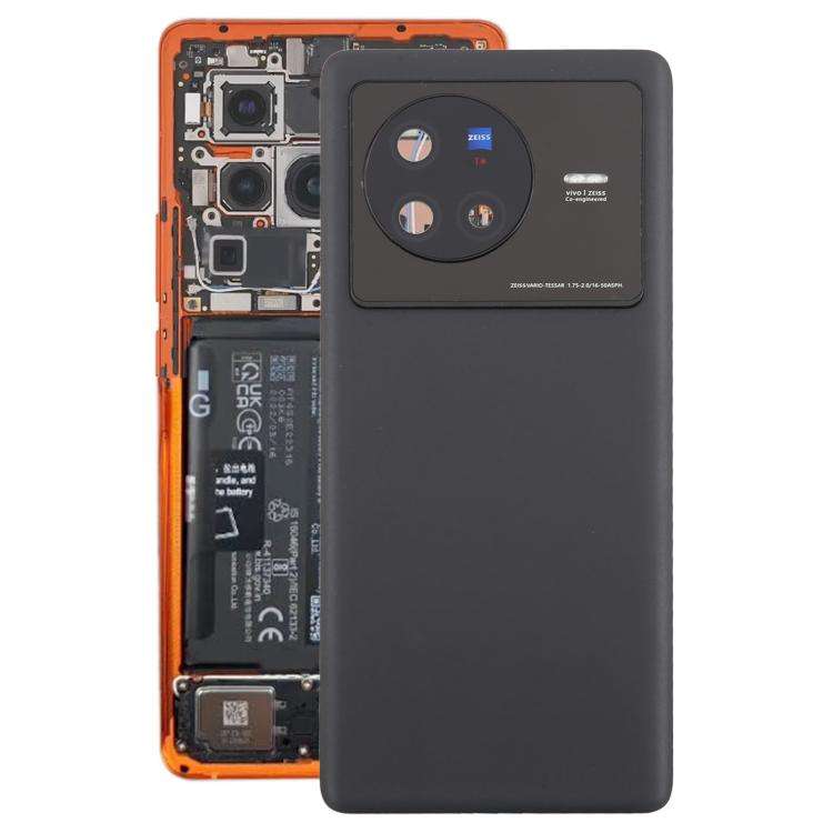 For vivo X80 Original Battery Back Cover (Black)