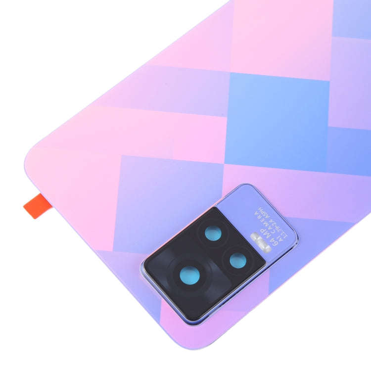 For vivo Y73 V2059 Original Battery Back Cover with Camera Lens Cover(Purple)