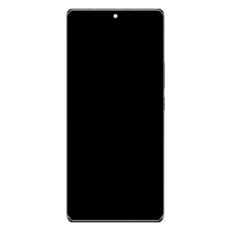 AMOLED LCD Screen For ZTE Axon 40 Pro A2023 Digitizer Full Assembly with Frame(Black)