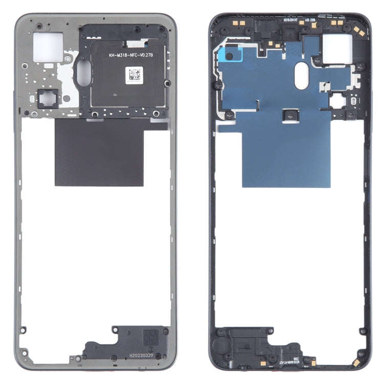 For Realme C55 Original Middle Frame Bezel Plate (Black)