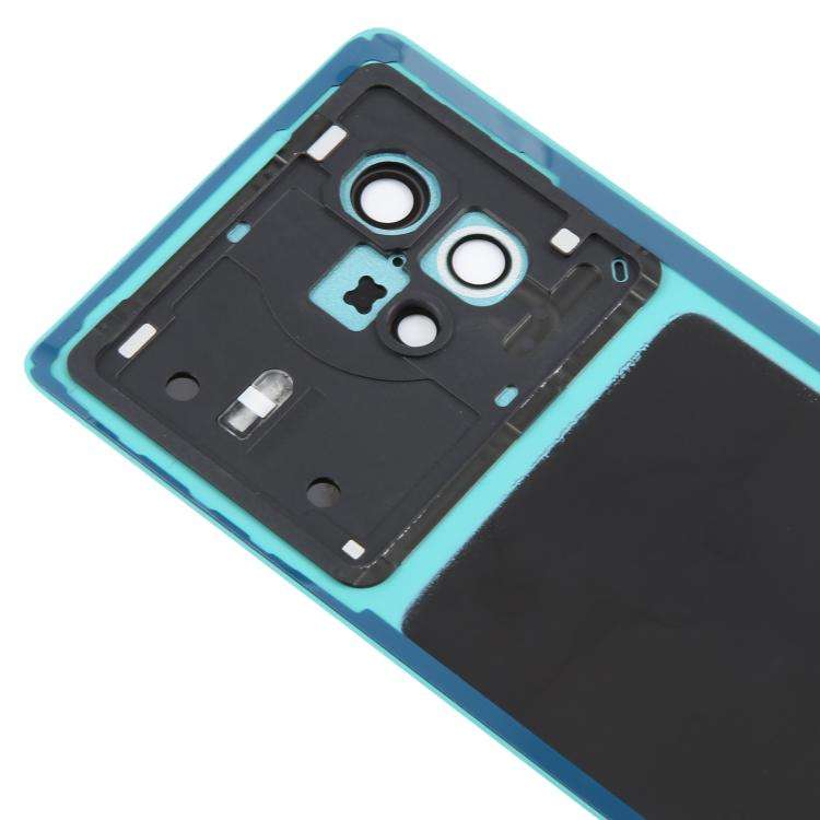 For vivo X80 Battery Back Cover with Camera Lens Cover(Blue)
