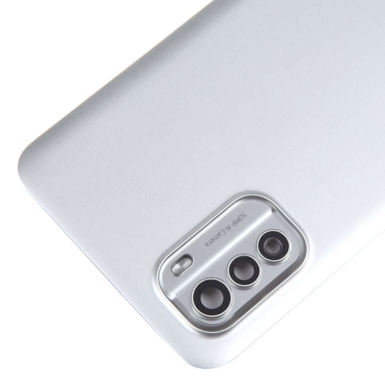 For Nokia G60 Original Battery Back Cover with Camera Lens Cover(Silver)