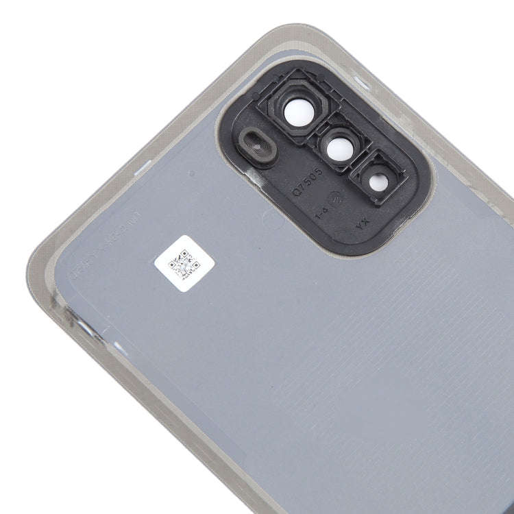 For Nokia G60 Original Battery Back Cover with Camera Lens Cover(Silver)
