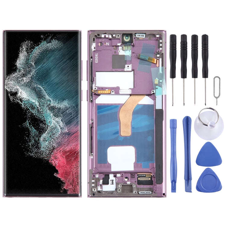 For Samsung Galaxy S22 Ultra 5G SM-S908B EU Edition 6.78 inch OLED  LCD Screen Digitizer Full Ass...