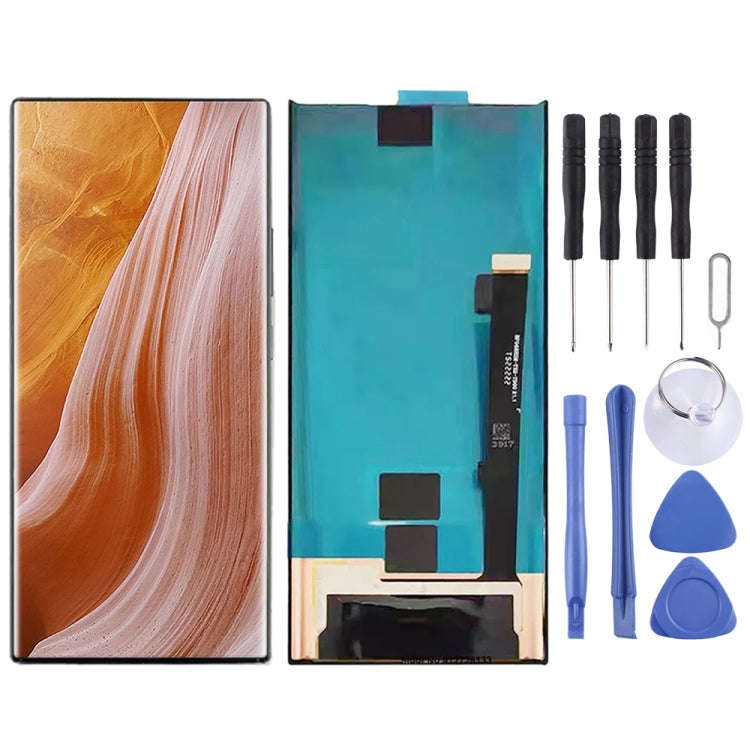 For ZTE Axon 40 Ultra A2023P A2023PG AMOLED Material LCD Screen with Digitizer Full Assembly (Black)