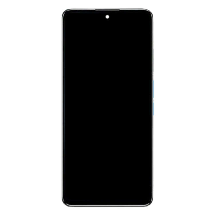 For ZTE Blade V30 9030 A9030 LCD Screen Digitizer Full Assembly with Frame (Black)