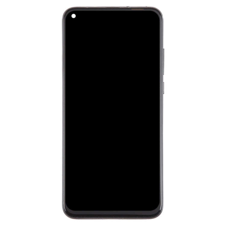 For Honor View 20 Original LCD Screen Digitizer Full Assembly with Frame (Black)