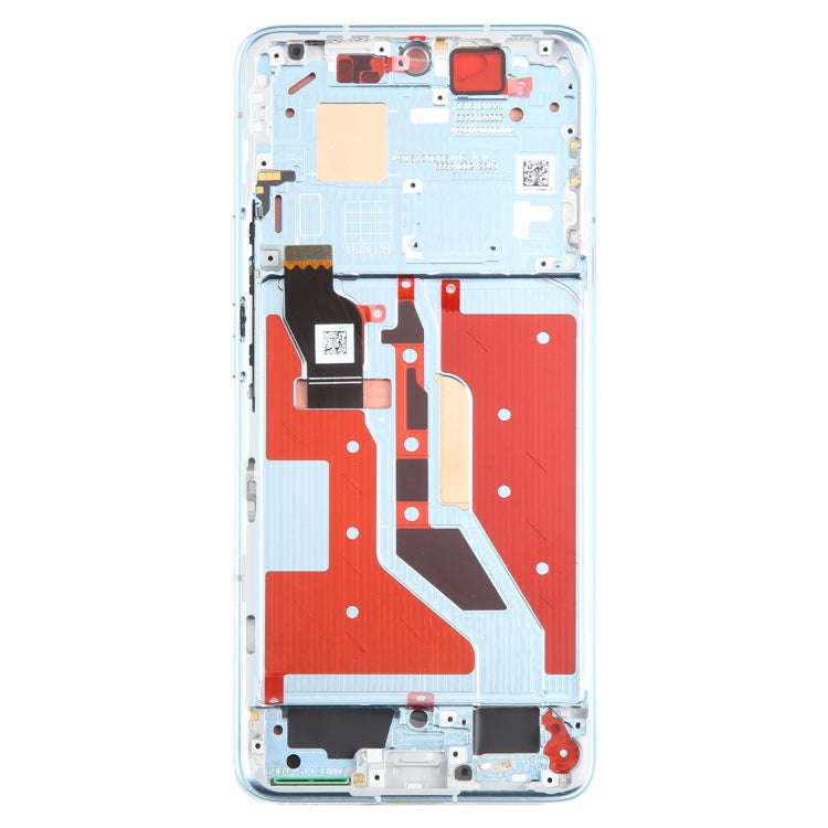 For Honor Magic5 Original LCD Screen Digitizer Full Assembly with Frame (Blue)