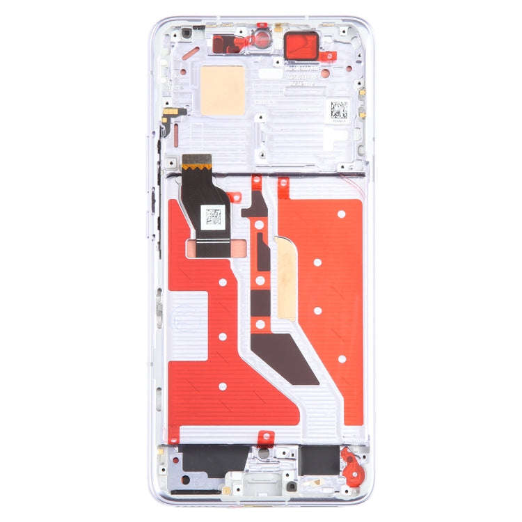 For Honor Magic5 Original LCD Screen Digitizer Full Assembly with Frame (Purple)