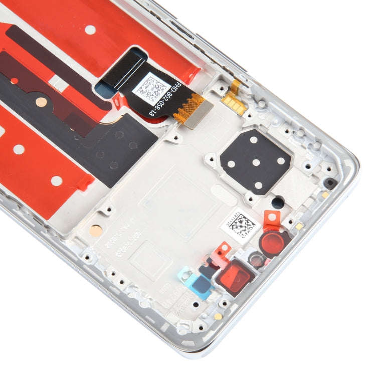 For Honor 80 Pro Original LCD Screen Digitizer Full Assembly with Frame (Silver)
