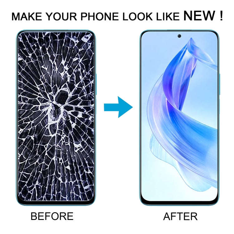 For Honor 90 Lite Original LCD Screen Digitizer Full Assembly with Frame (Blue)