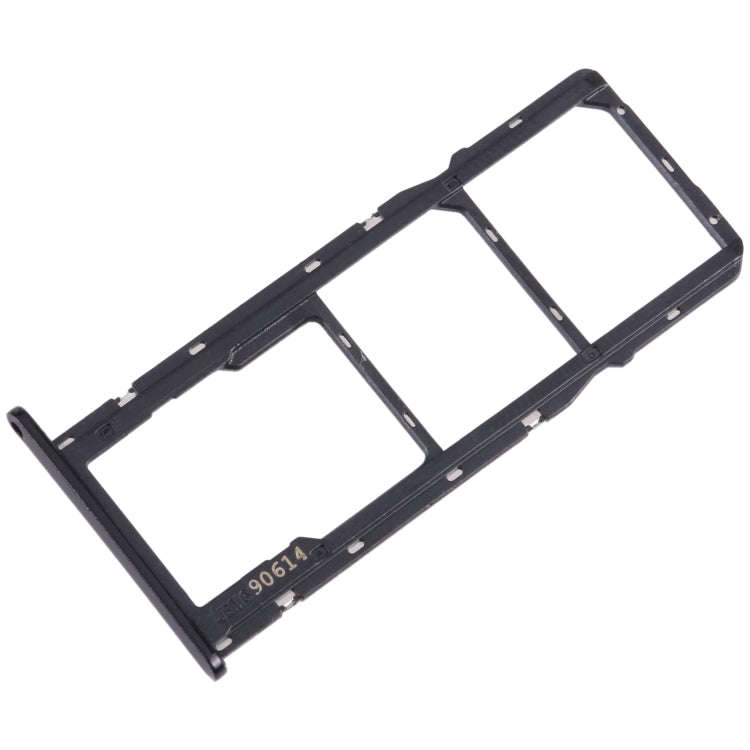 For Motorola Moto G7 Play SIM Card Tray + SIM Card Tray + Micro SD Card Tray (Black)