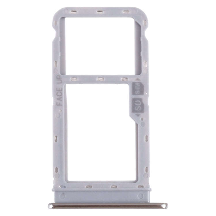 For Motorola Moto G Fast SIM Card Tray + Micro SD Card Tray (Silver)