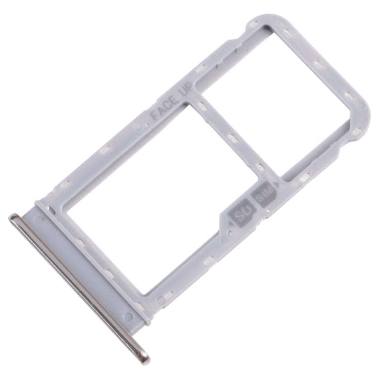 For Motorola Moto G Fast SIM Card Tray + Micro SD Card Tray (Silver)
