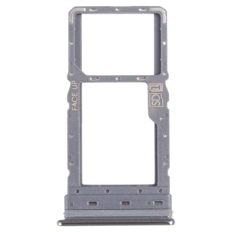 For Motorola Moto G Stylus 2021 SIM Card Tray + Micro SD Card Tray (Silver)